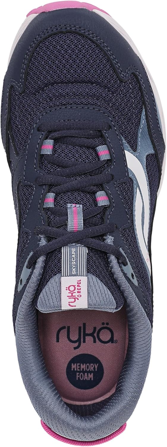 Ryka Women's Skyscape Lace-Up Walking Sneaker