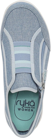 Ryka Women's Lounge Zip Washable Wedge Sneakers