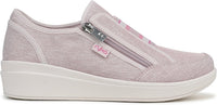 Ryka Women's Lounge Zip Washable Wedge Sneakers