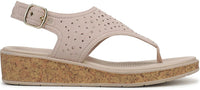 LifeStride Women's Beachy Bright Slingback Wedge Sandal