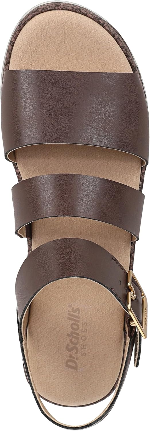 Dr. Scholls Women's Once Twice Espadrille Platform Wedge Sandal