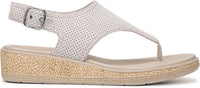 LifeStride Women's Beachy Slingback Wedge Sandal
