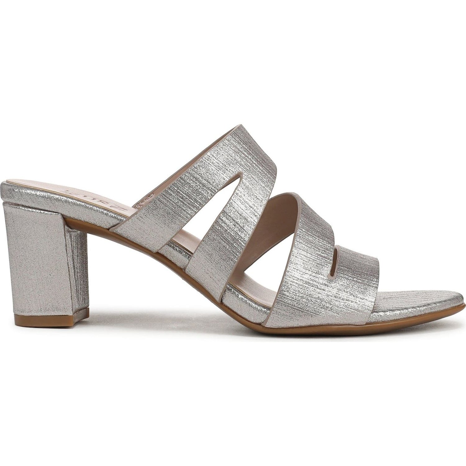 Naturalizer Women's Beaming Strappy Slide Heeled Sandal