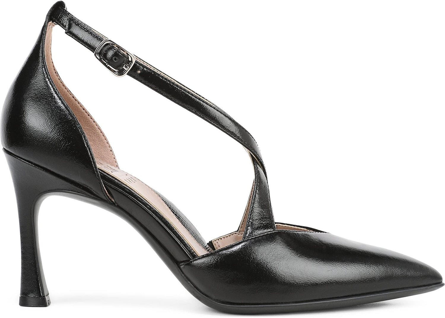 Naturalizer Women's Angelina Ankle Strap Pointed Toe Pump