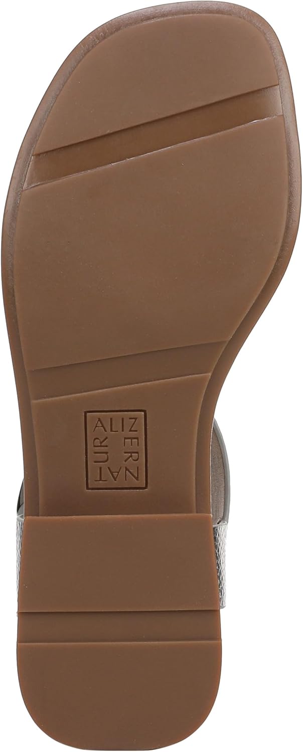 Naturalizer Women's Brandy T-Strap Buckles Low Block Heel Sandal