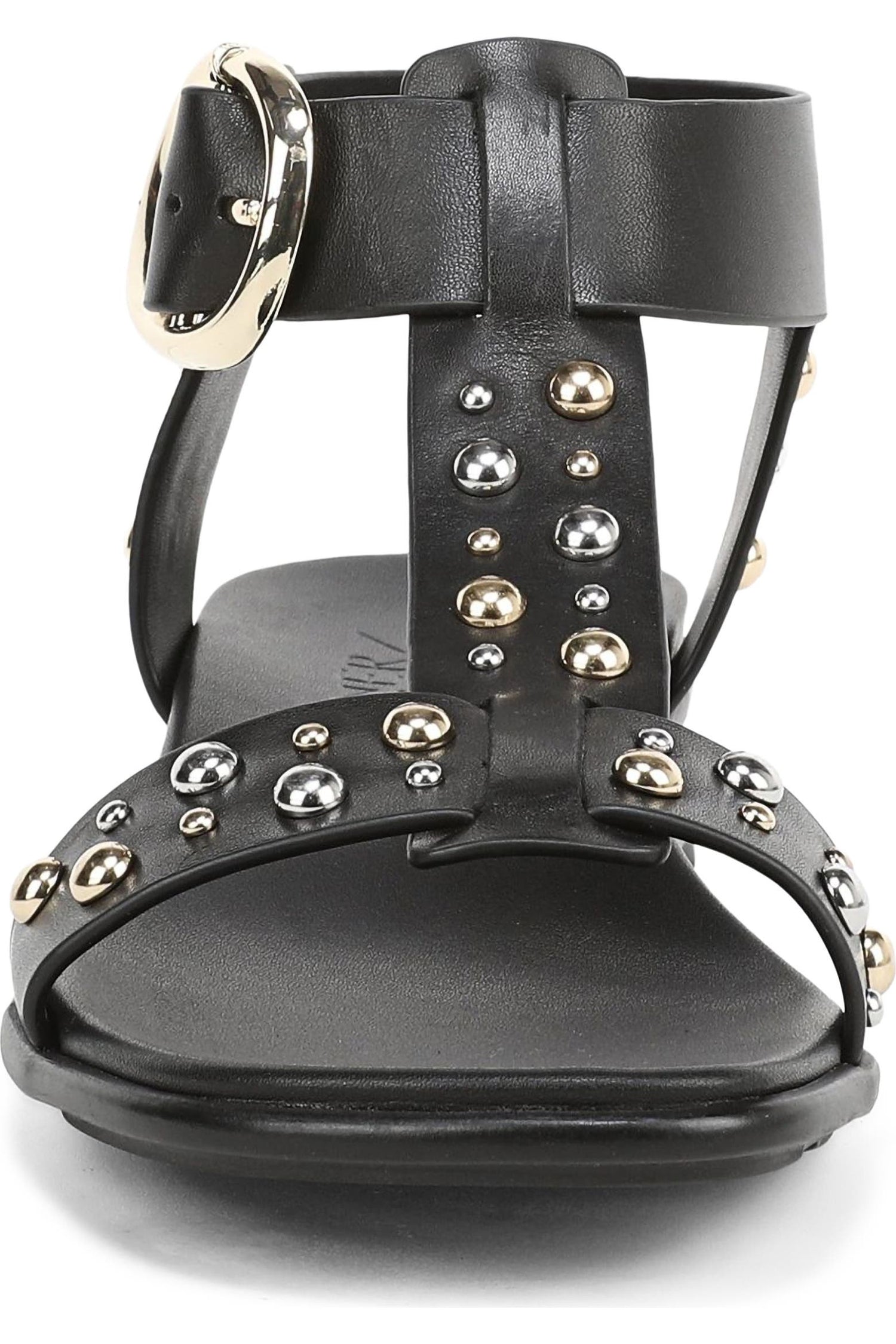 Naturalizer Women's Brandy Stud T-Strap Buckle Strappy Sandal