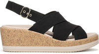 LifeStride Women's Rye Slingback Wedge Sandal