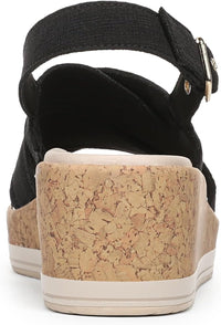 LifeStride Women's Rye Slingback Wedge Sandal