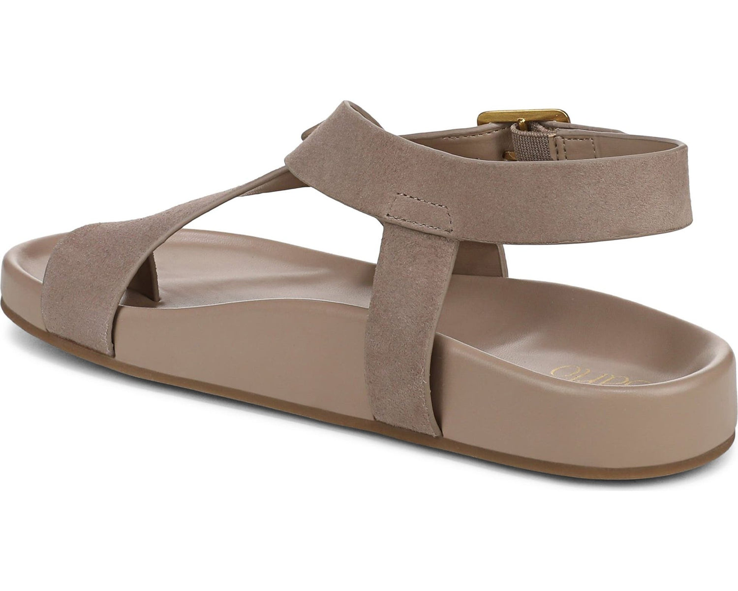 Franco Sarto Women' s Blair Toe Loop Buckle Flat Sandals