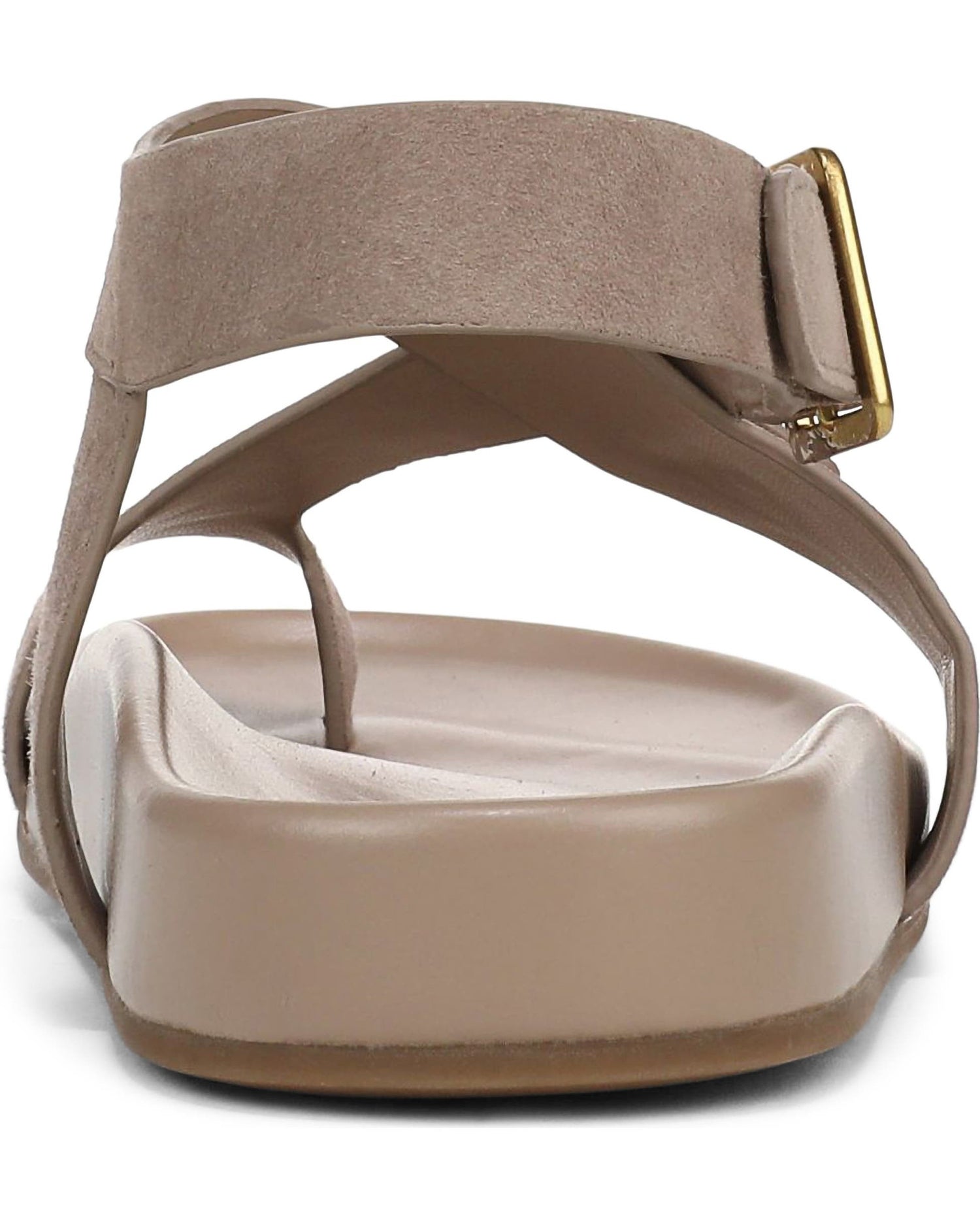 Franco Sarto Women' s Blair Toe Loop Buckle Flat Sandals