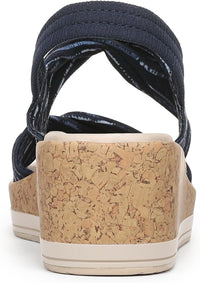 LifeStride Women's Riley Slingback Wedge Sandal
