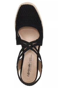LifeStride Women's Patience Espadrille Wedge Sandal
