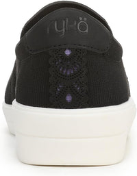 Ryka Women's Viv Ease Knit Court Inspired Slip On Sneakers