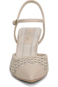 Franco Sarto Women's Cherie Pointed Toe Ankle Wrap Wedge Pump