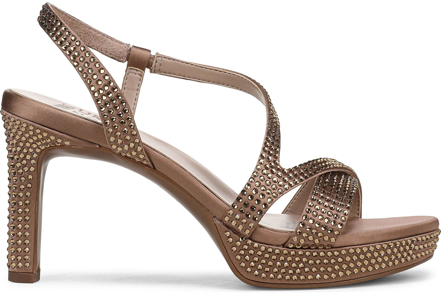 Naturalizer Womens Abby Strappy Platform Dress Sandals
