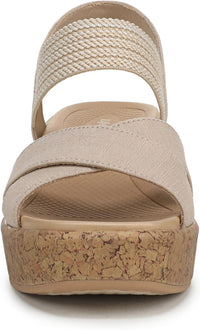 LifeStride Women's Verity Slingback Wedge Sandal