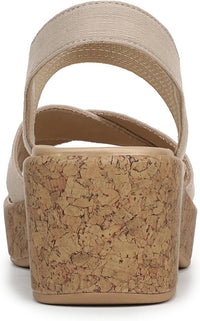 LifeStride Women's Verity Slingback Wedge Sandal