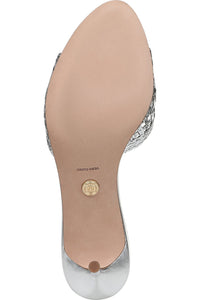 Veronica Beard Women's Tia Lattice Heel Slide Sandal