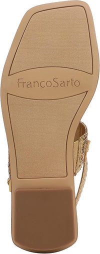 Franco Sarto Women's Enrica Open Toe Slingback Sandal