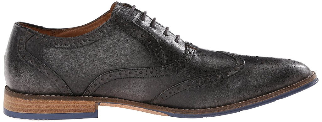 Hush Puppies Men's Grey Smooth Style Brogue Oxford