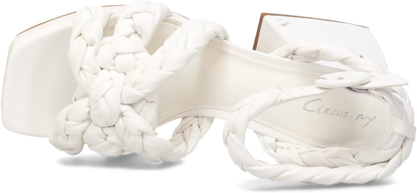 Circus NY by Sam Edelman Women's Mable Braided Block Heel Sandals
