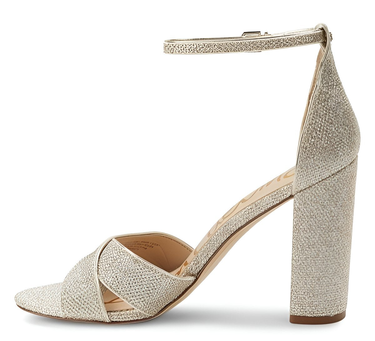 Sam Edelman Womens Yancy Ankle Strap Heel Sandals