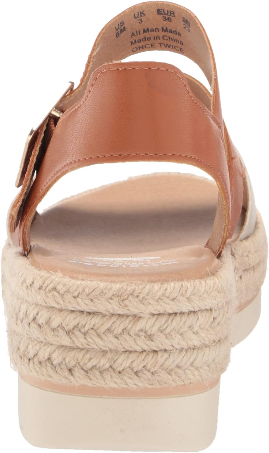Dr. Scholls Women's Once Twice Espadrille Platform Wedge Sandal