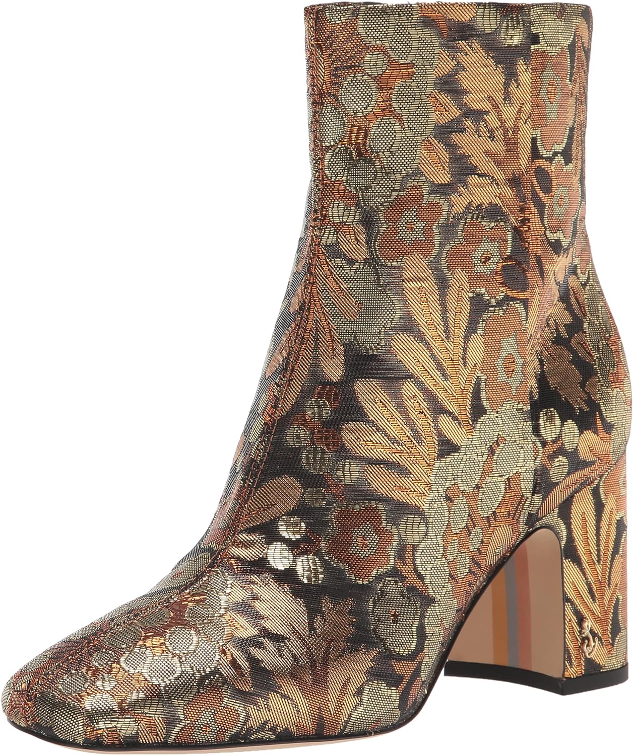 Bronze Floral Metallic