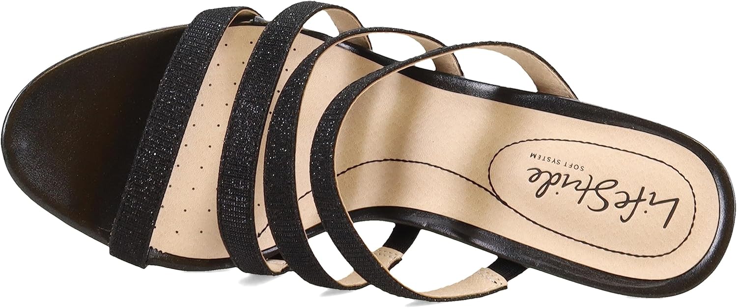 LifeStride Women's Marquee Strappy Slip On Heel