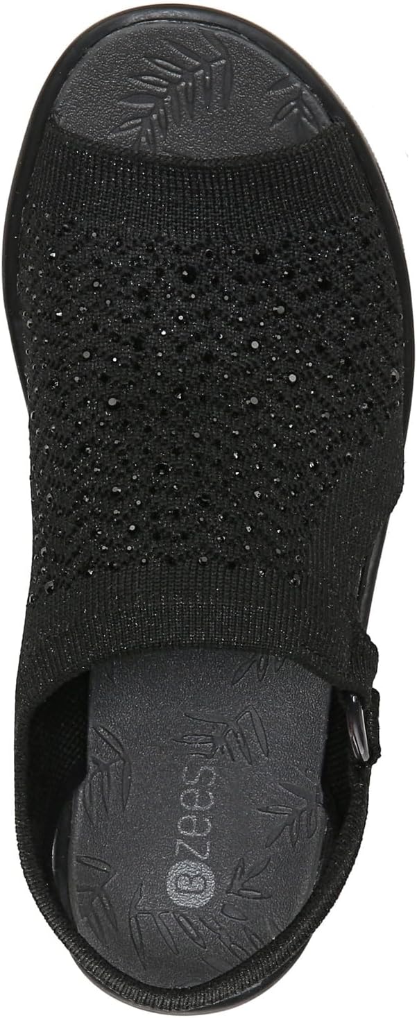 BZees Women's Star Slingback Wedge Sandal