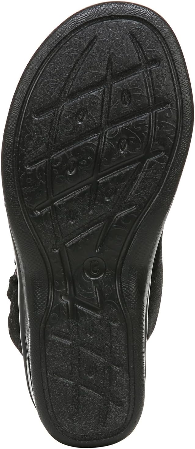 BZees Women's Star Slingback Wedge Sandal