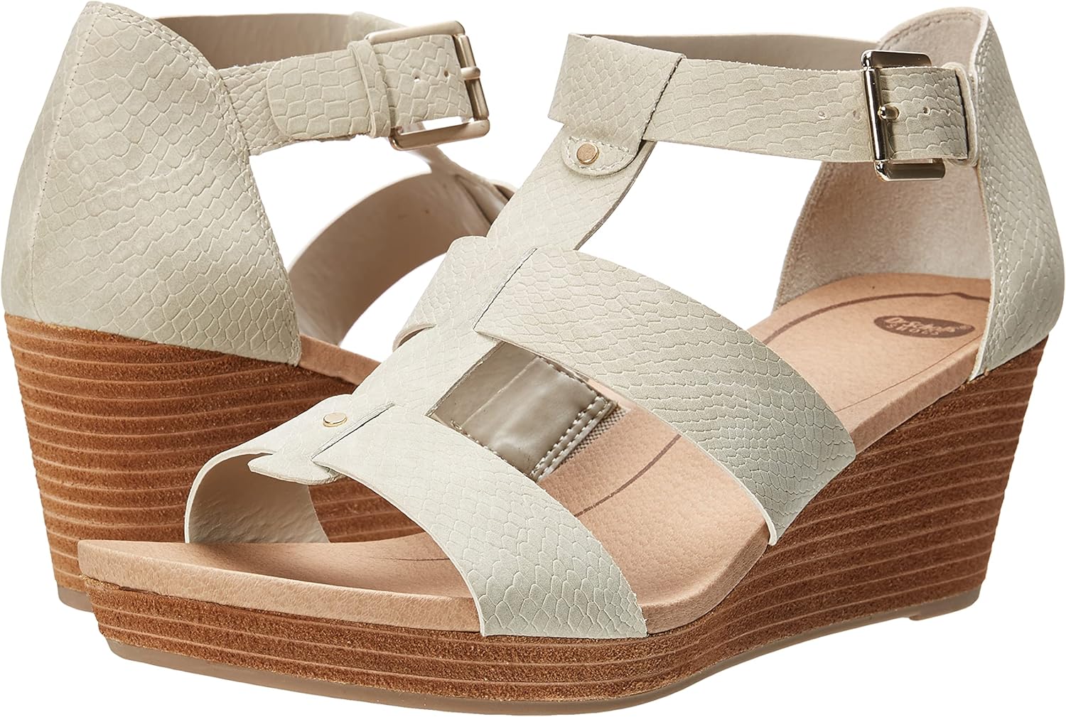 Greige Snake Print