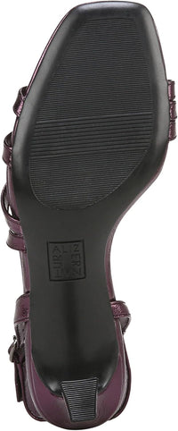 BZees Women's Galaxy Ribbed Platform Slide Sandal