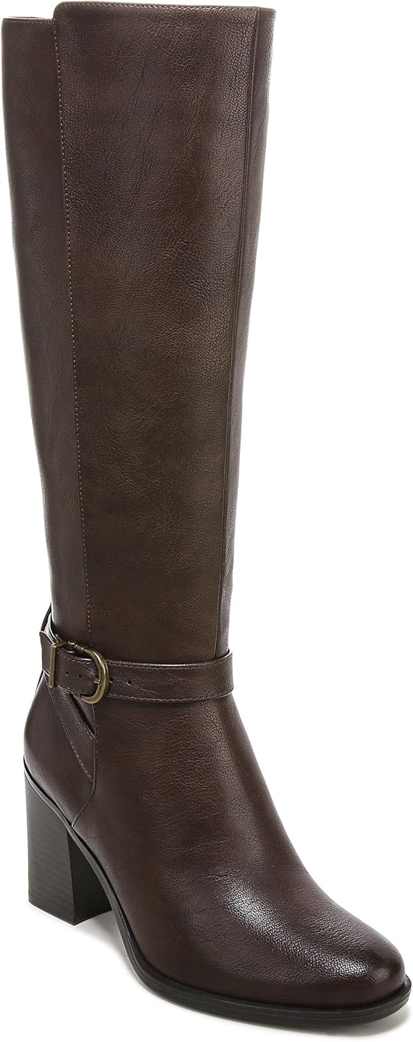 Dark Brown Wide Calf