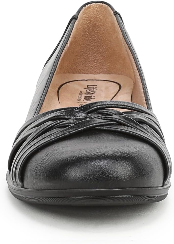 LifeStride Womens Incredible Slip On Ballet Flats