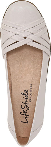 LifeStride Womens Incredible Slip On Ballet Flats