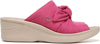 BZees Women's Smile Slide Sandal