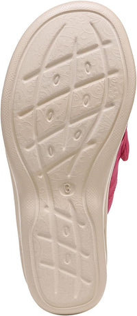 BZees Women's Smile Slide Sandal