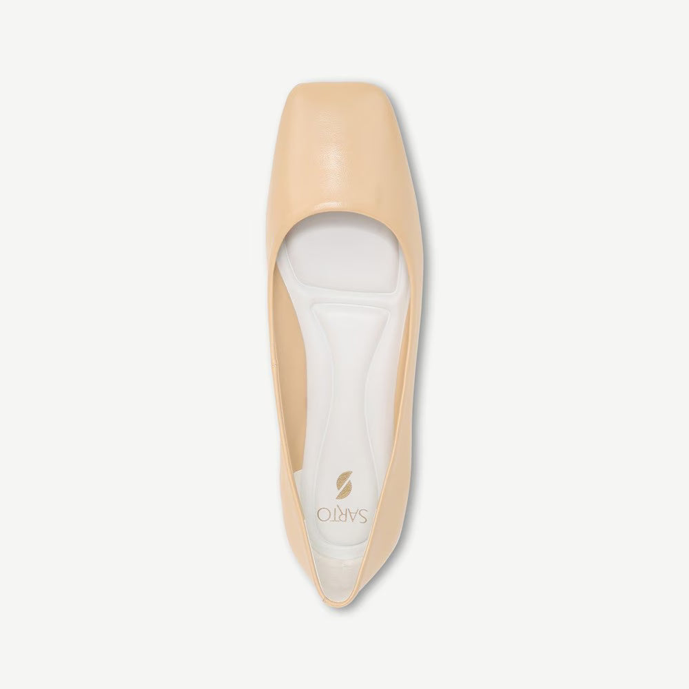 Franco Sarto Womens Flexa Amaya Square Toe Ballet Flat