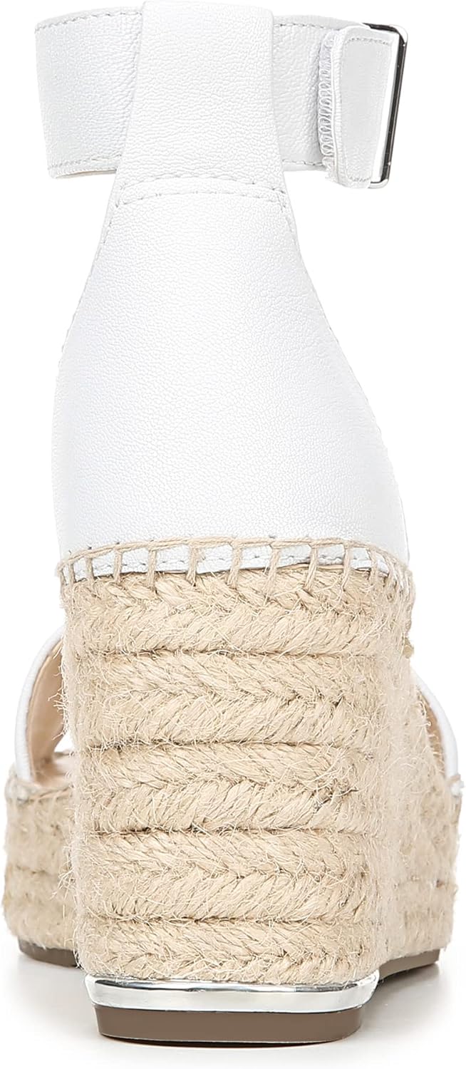 Franco Sarto Womens Clemens Jute Wrapped Espadrille Wedge Sandals