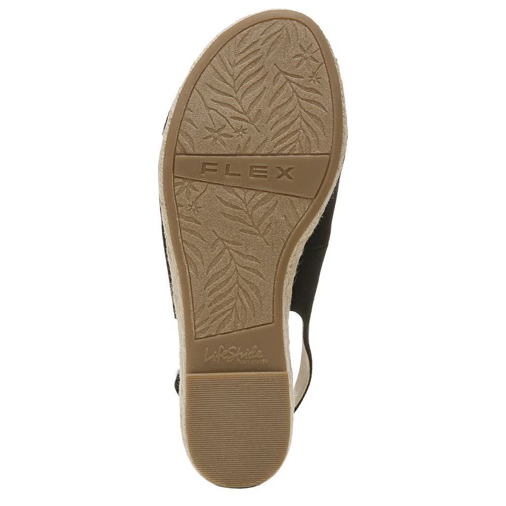 LifeStride Women's Socialite Espadrille Wedge Sandal