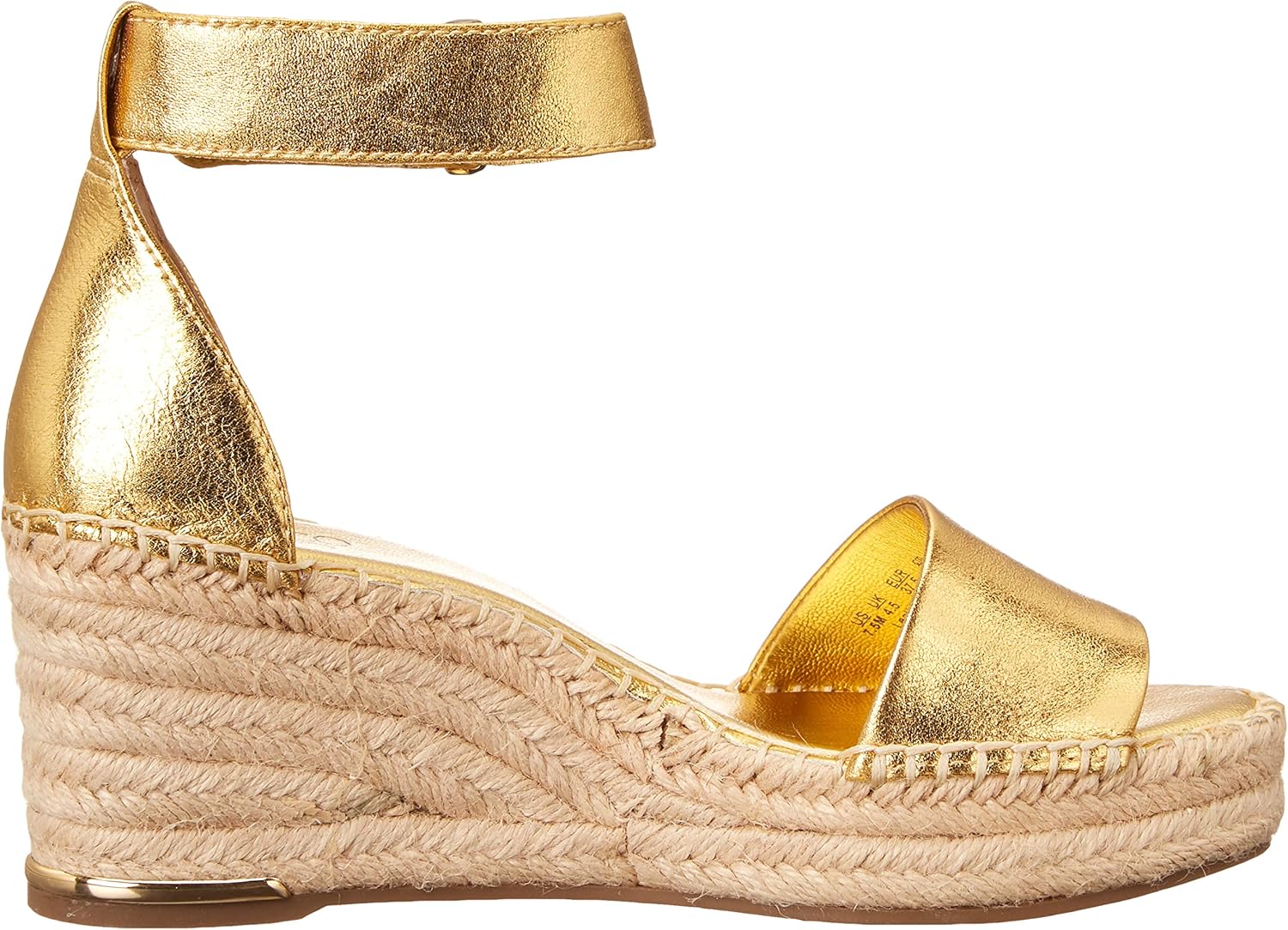 Franco Sarto Womens Clemens Jute Wrapped Espadrille Wedge Sandals