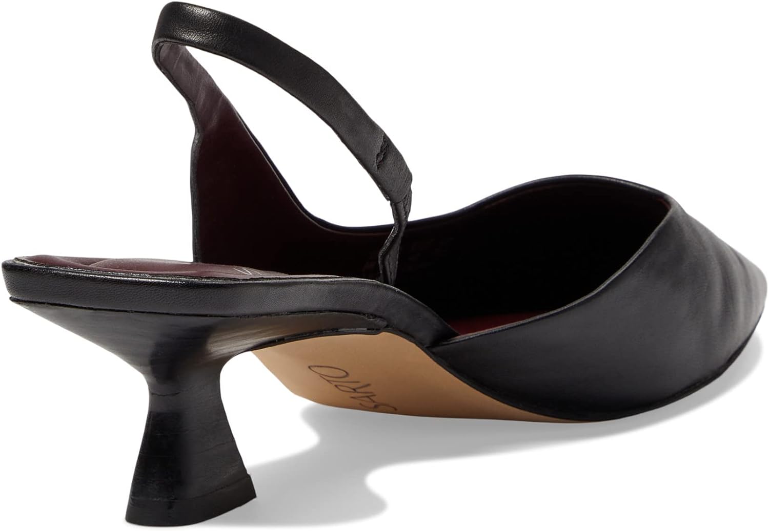 Franco Sarto Women's Devin Pointed Toe Kitten Heel Slingback Pump