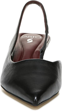 Franco Sarto Women's Devin Pointed Toe Kitten Heel Slingback Pump