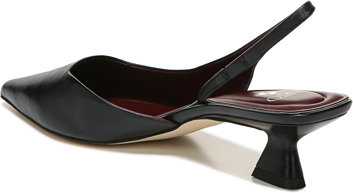 Franco Sarto Women's Devin Pointed Toe Kitten Heel Slingback Pump