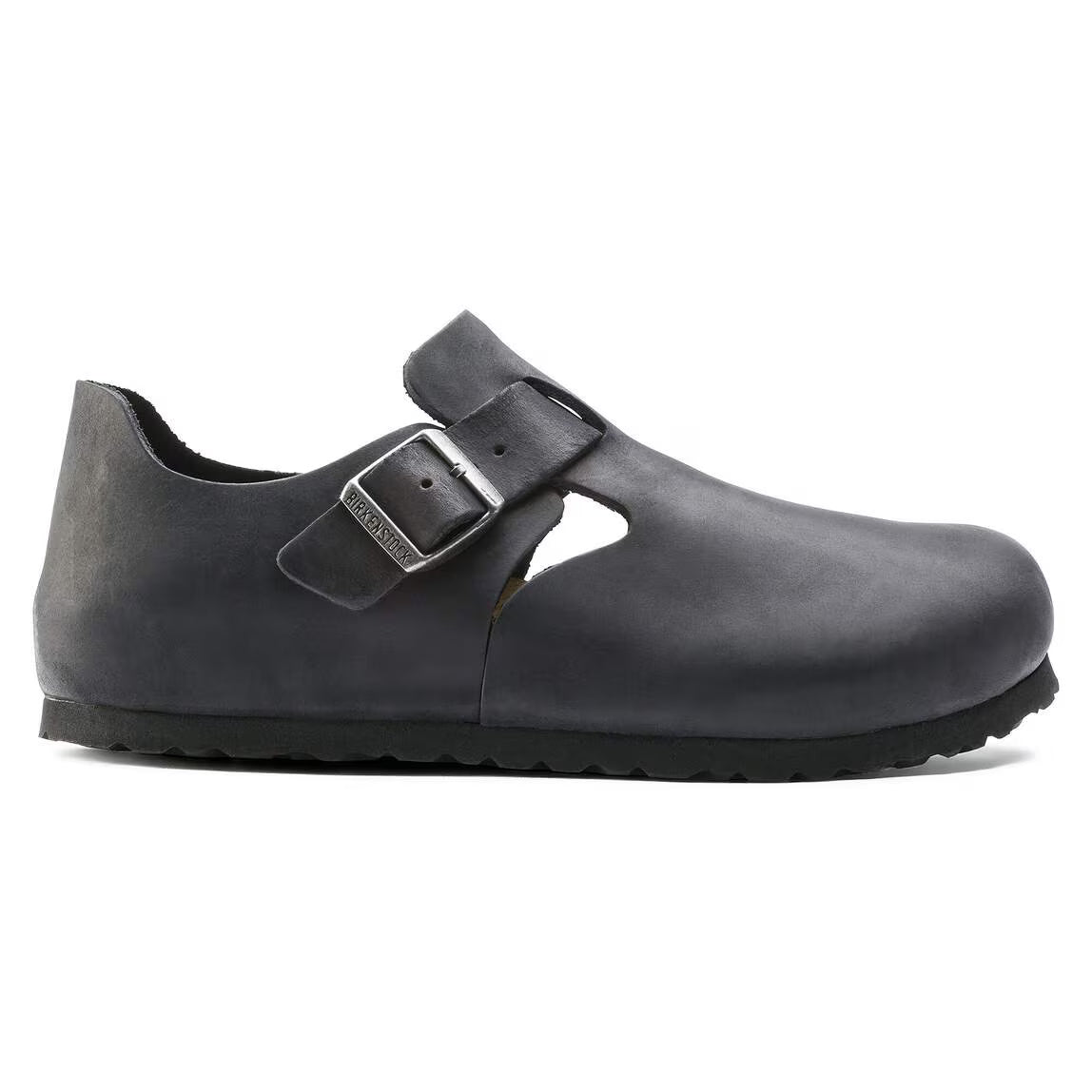 Birkenstock London Black Oiled Leather Clog