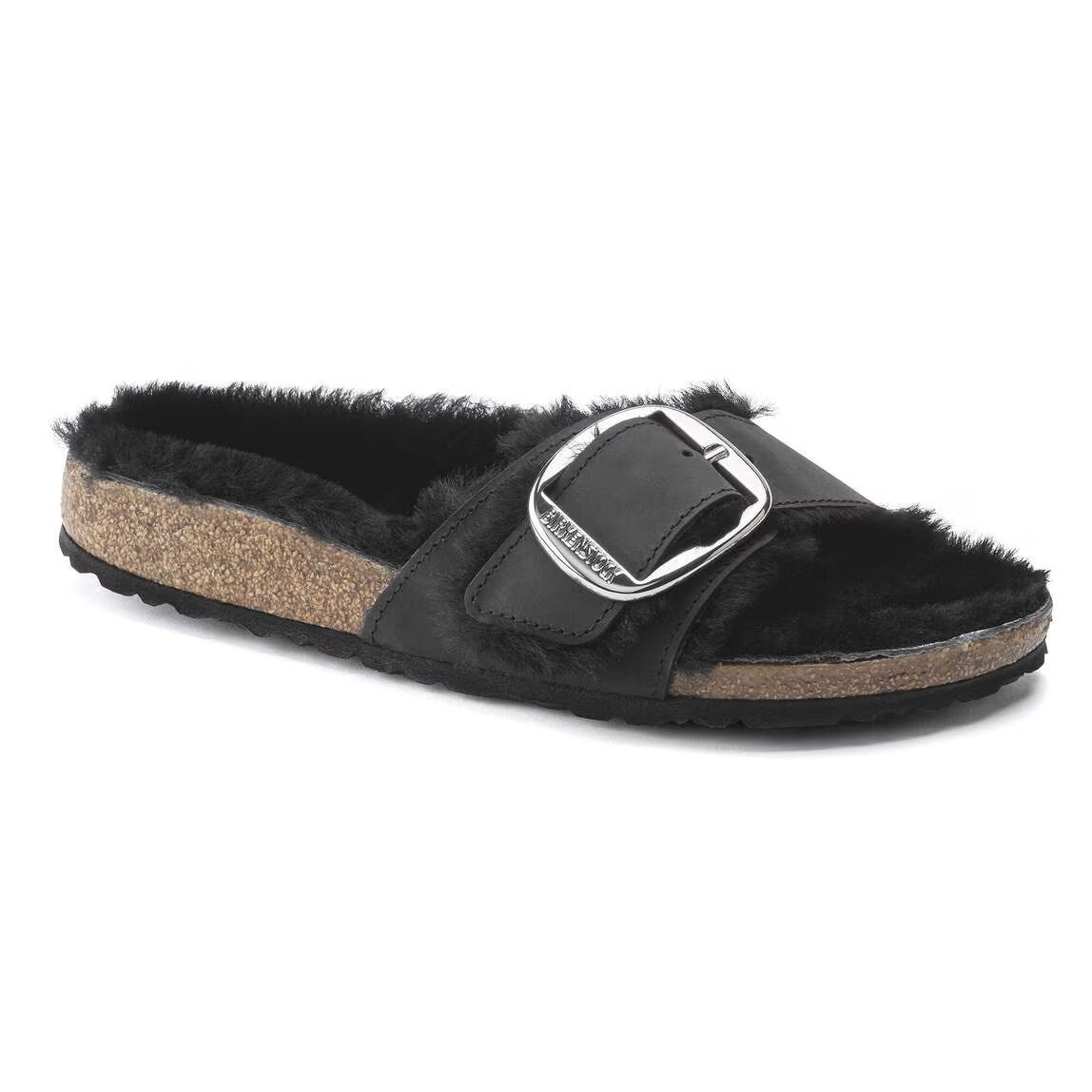 Birkenstock Madrid Big Buckle Shearling Women's Sandals