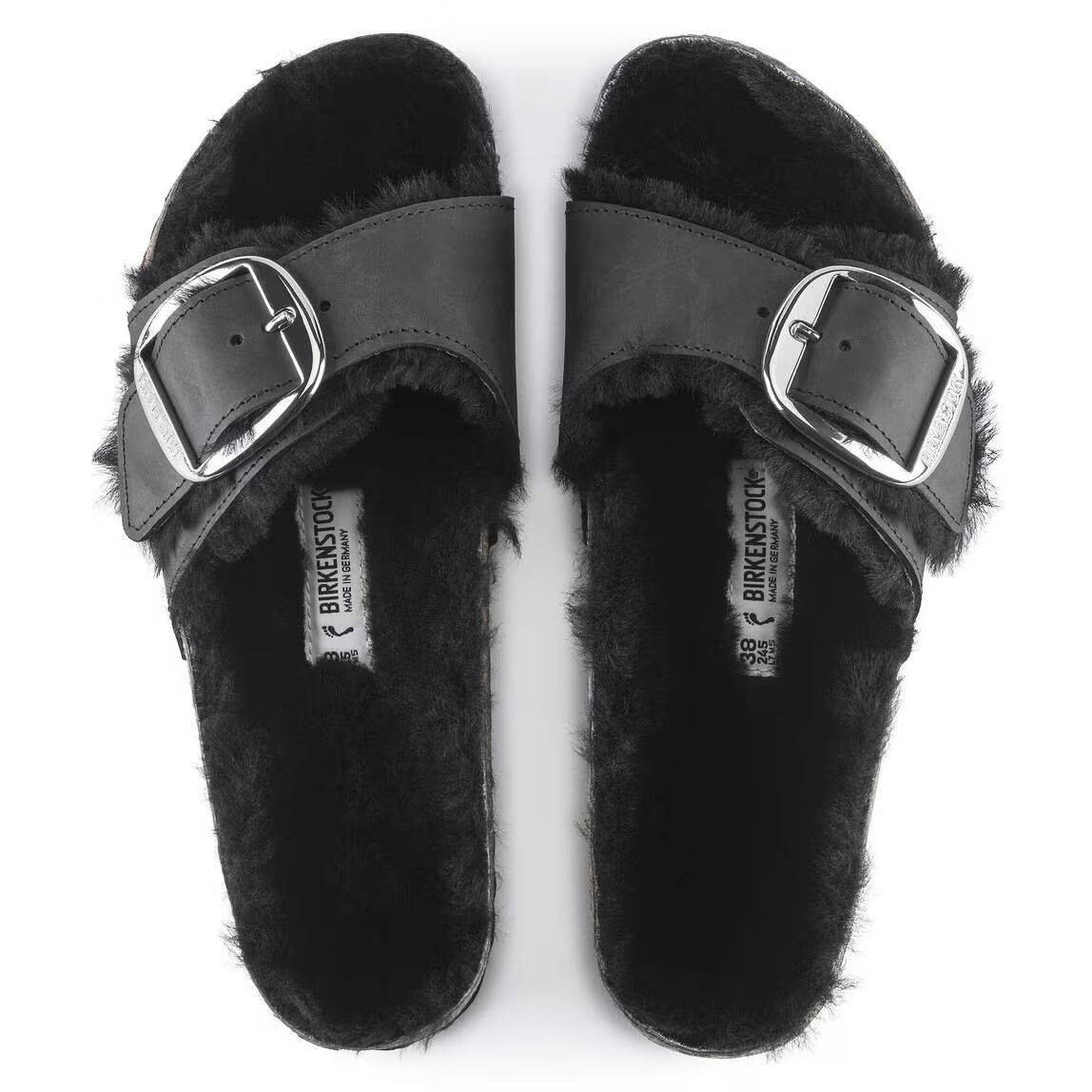 Birkenstock Madrid Big Buckle Shearling Women's Sandals