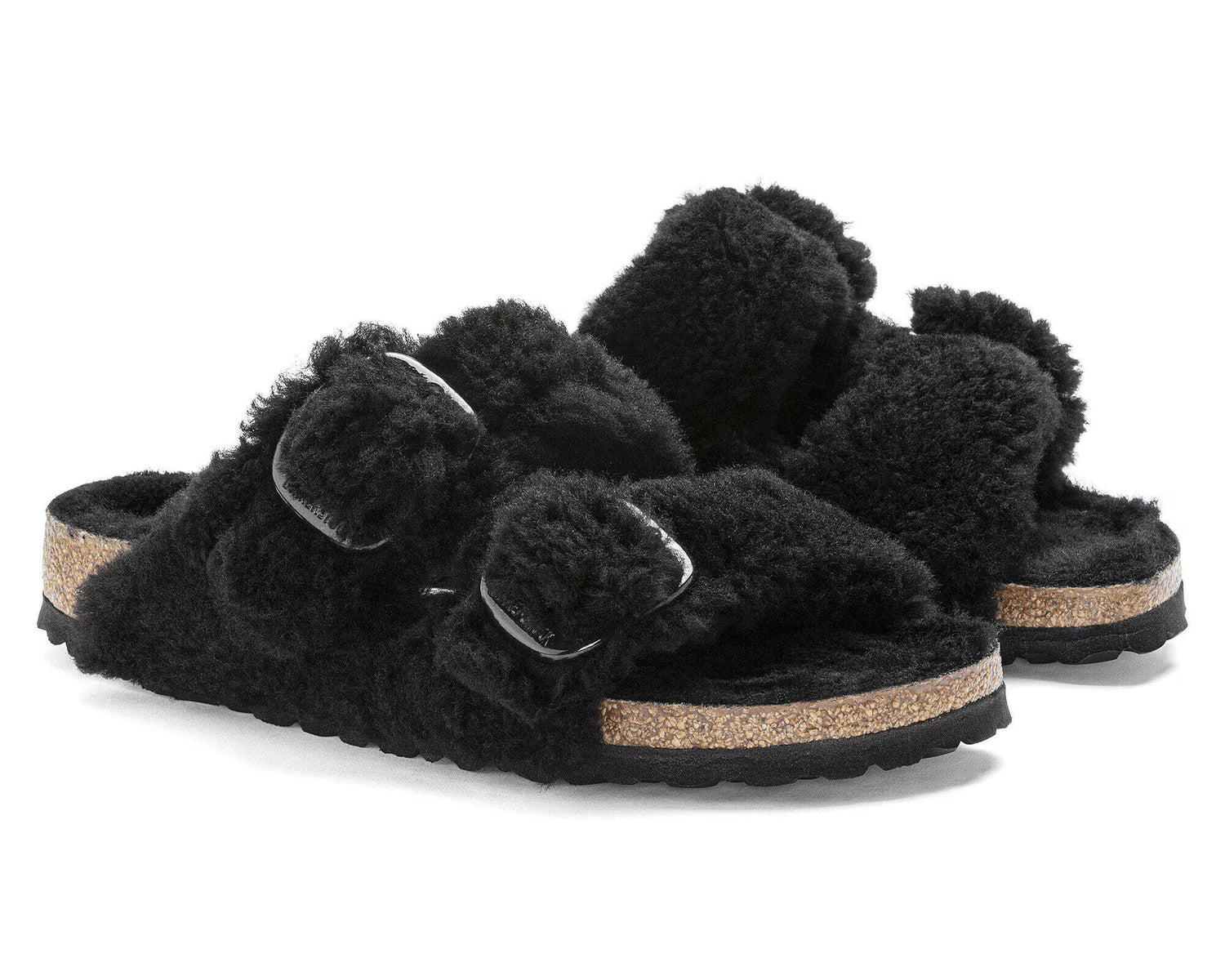 Birkenstock Women's Arizona Big Buckle Teddy Shearling Sandals