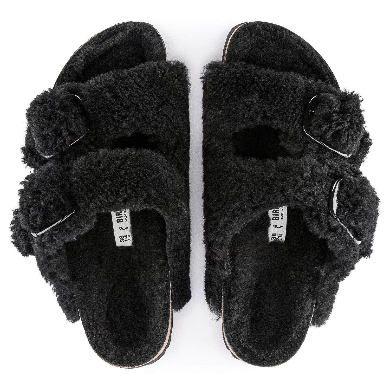Birkenstock Women's Arizona Big Buckle Teddy Shearling Sandals